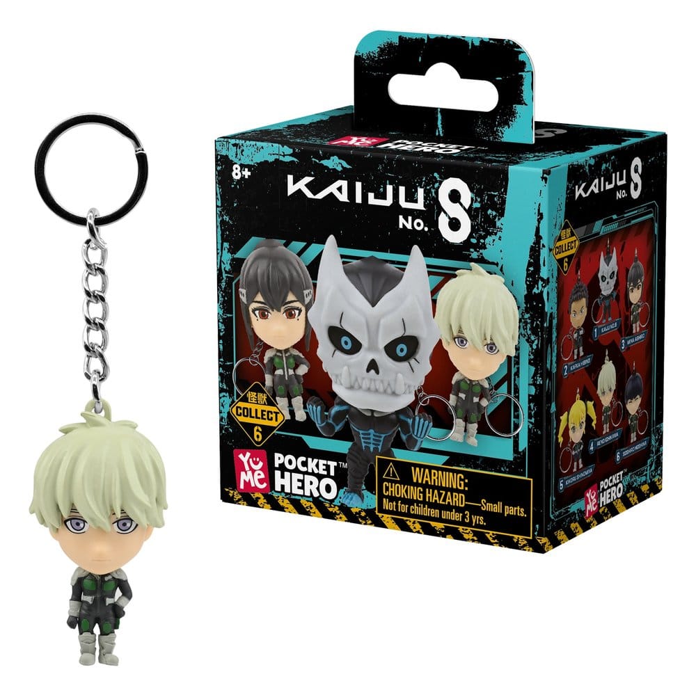 Kaiju No. 8 Pocket Hero Schlüsselanhänger Series 1 Blind Box Display (12)
