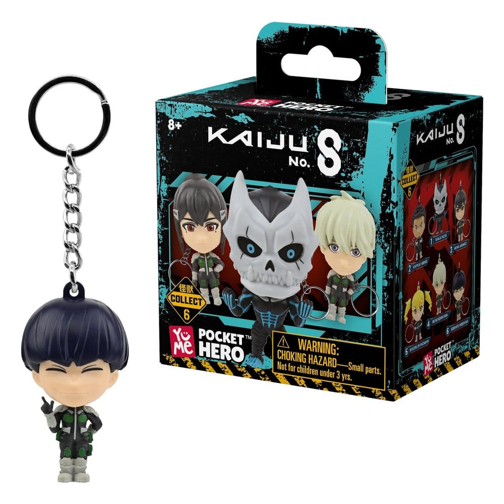 Kaiju No. 8 Pocket Hero Schlüsselanhänger Series 1 Blind Box Display (12)