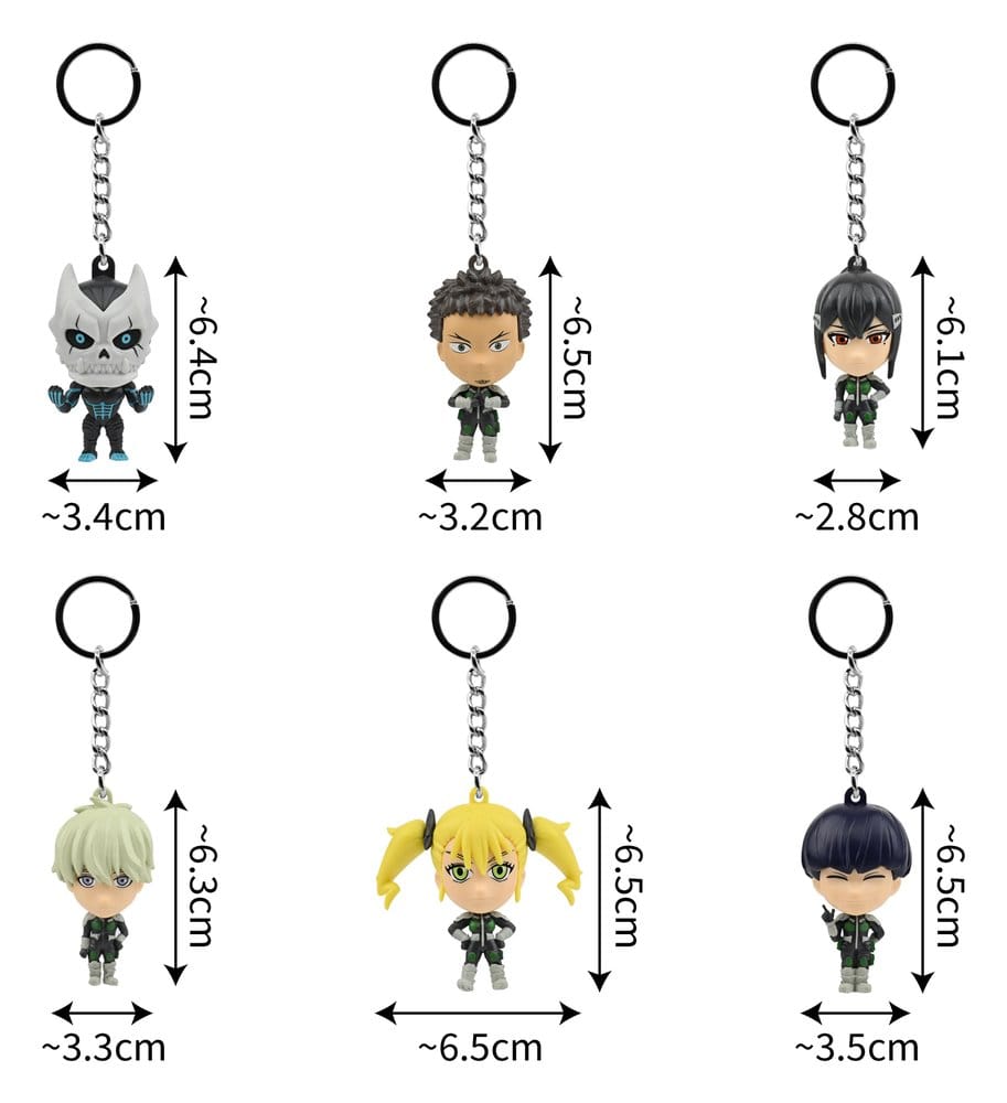 Kaiju No. 8 Pocket Hero Schlüsselanhänger Series 1 Blind Box Display (12)