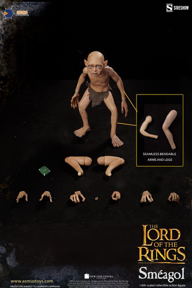 Herr der Ringe Actionfigur 1/6 Sméagol 20 cm
