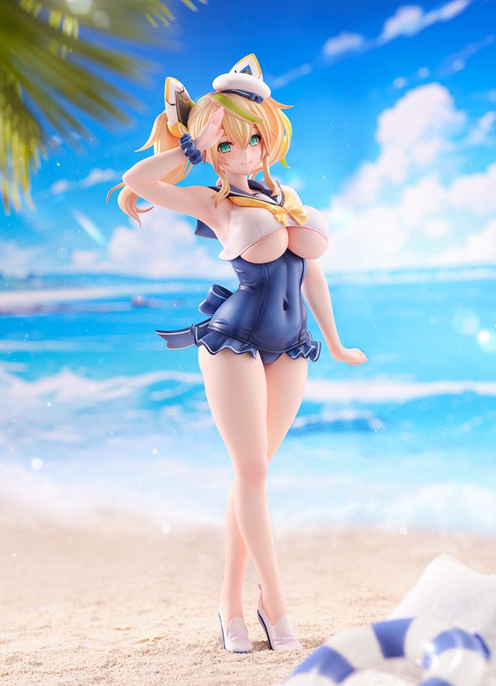 Phantasy Star Online 2 PVC Statue 1/7 Es Cool Breeze Gene - Summer Vacation 26 cm