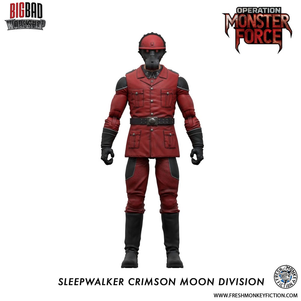 Operation: Monster Force Actionfigur 1/12 Sleepwalker Crimson Moon Division 15 cm