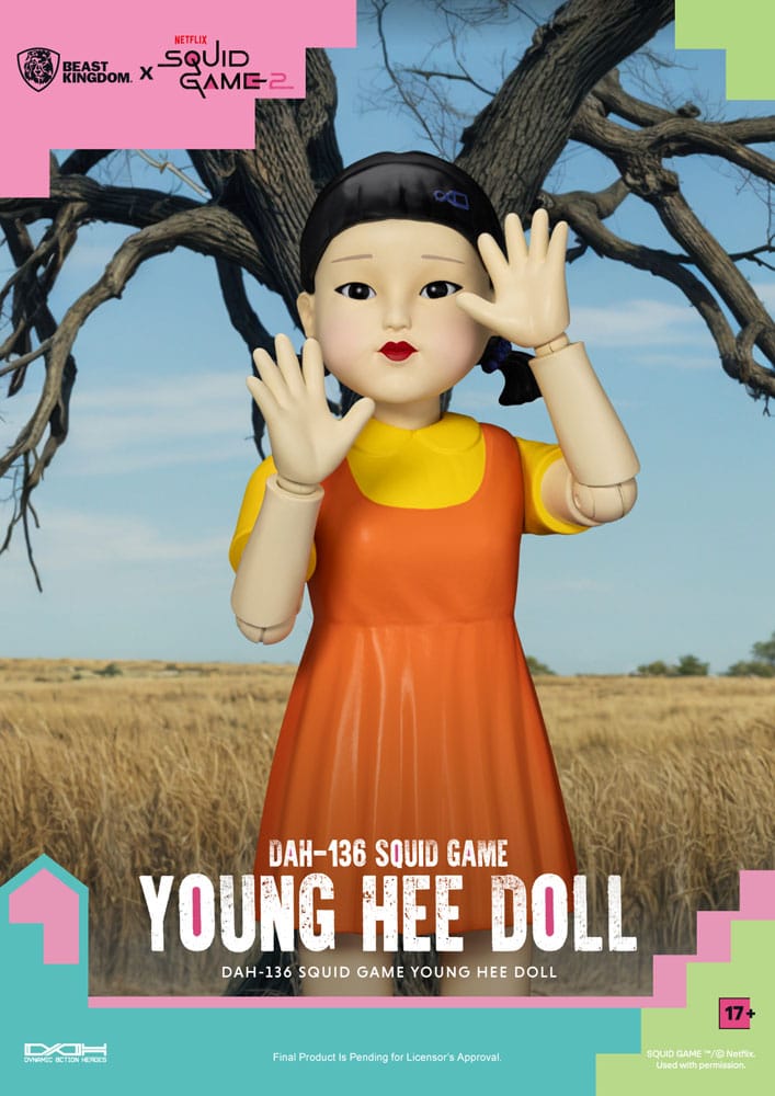 Squid Game Actionfigur mit Sound Young Hee Doll 30 cm