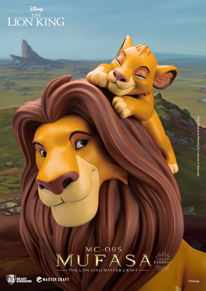 Disney Master Craft Statue Der König der Löwen Mufasa 36 cm