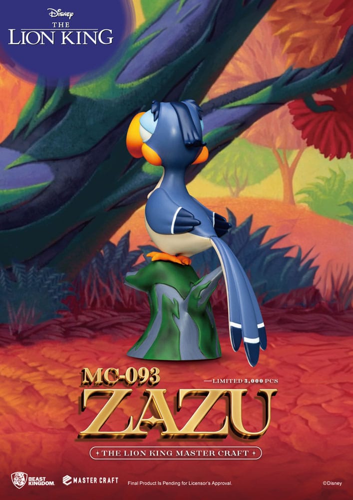 Disney Master Craft Statue Der König der Löwen Zazu 20 cm