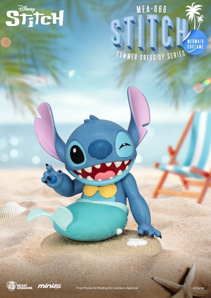 Lilo & Stitch Mini Egg Attack Figuren Stitch summer dress up Series 8 cm Sortiment (6)
