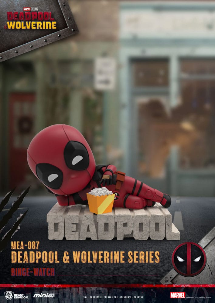 Deadpool 3 Deadpool & Wolverine Series Mini Egg Attack Figuren Set 8 cm