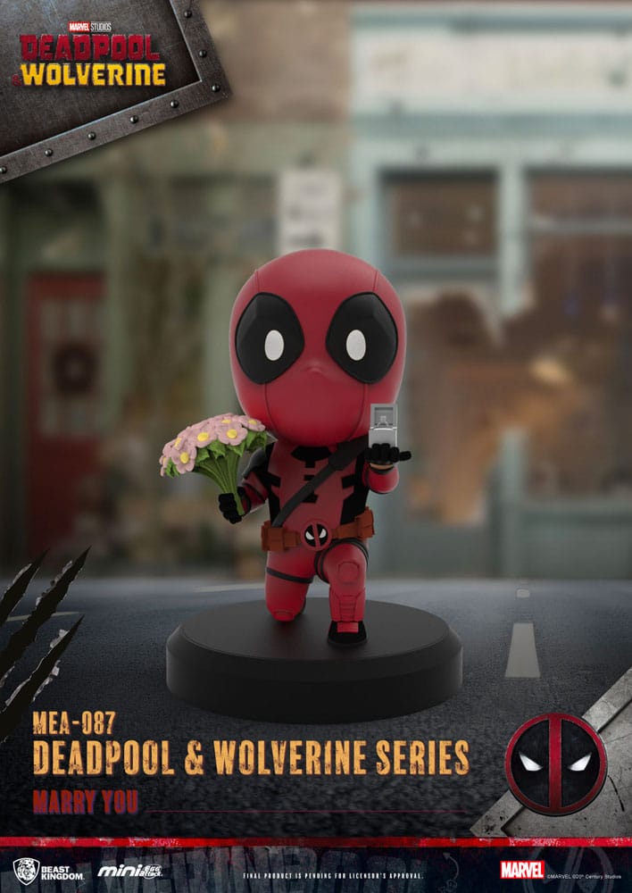 Deadpool 3 Deadpool & Wolverine Series Mini Egg Attack Figuren Set 8 cm
