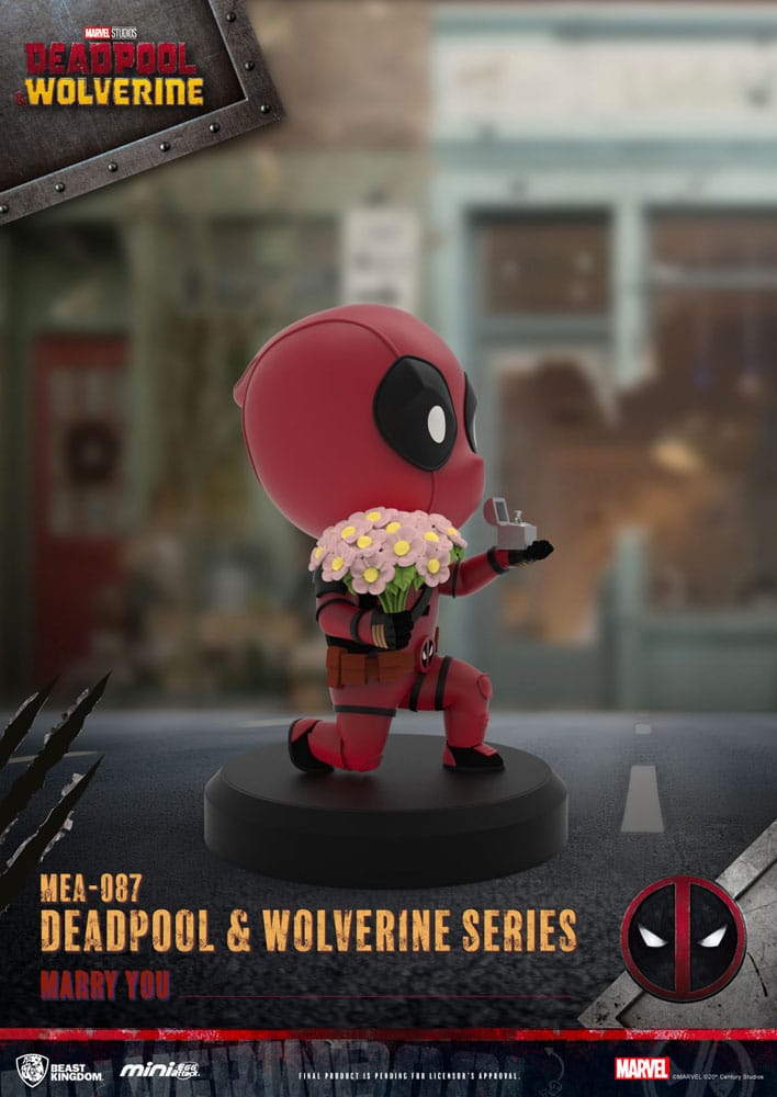 Deadpool 3 Deadpool & Wolverine Series Mini Egg Attack Figuren Set 8 cm