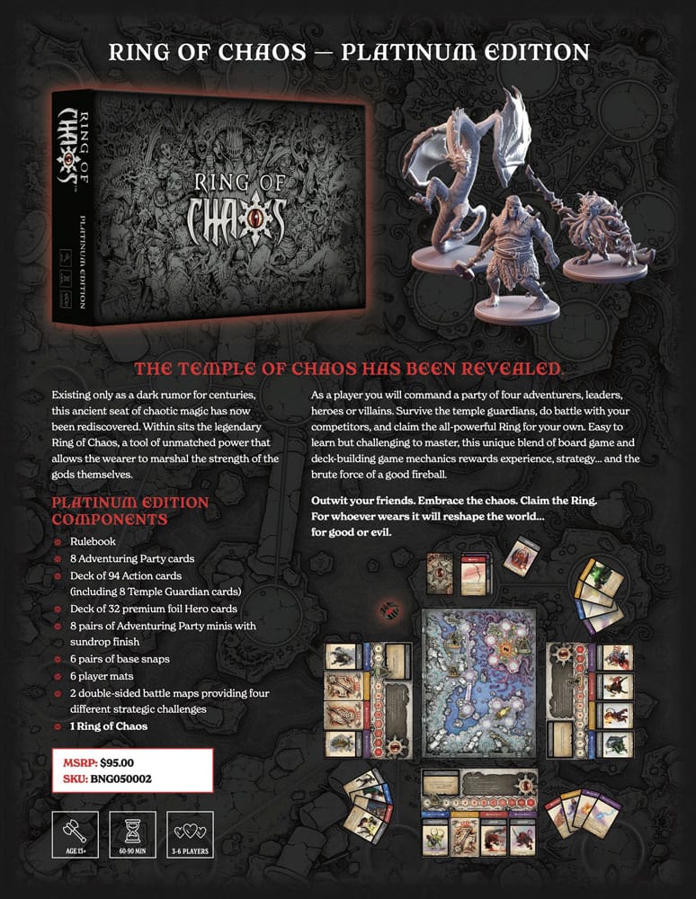 Ring of Chaos Table Top Role Playing Game Brettspiel Platinum Edition *Englische Version*