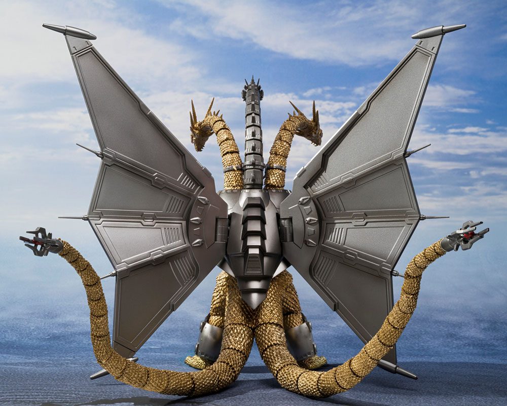 Godzilla vs. King Ghidorah S.H. MonsterArts Actionfigur Mecha Ghidorah Shinjuku Decisive Battle Special Set 25 cm