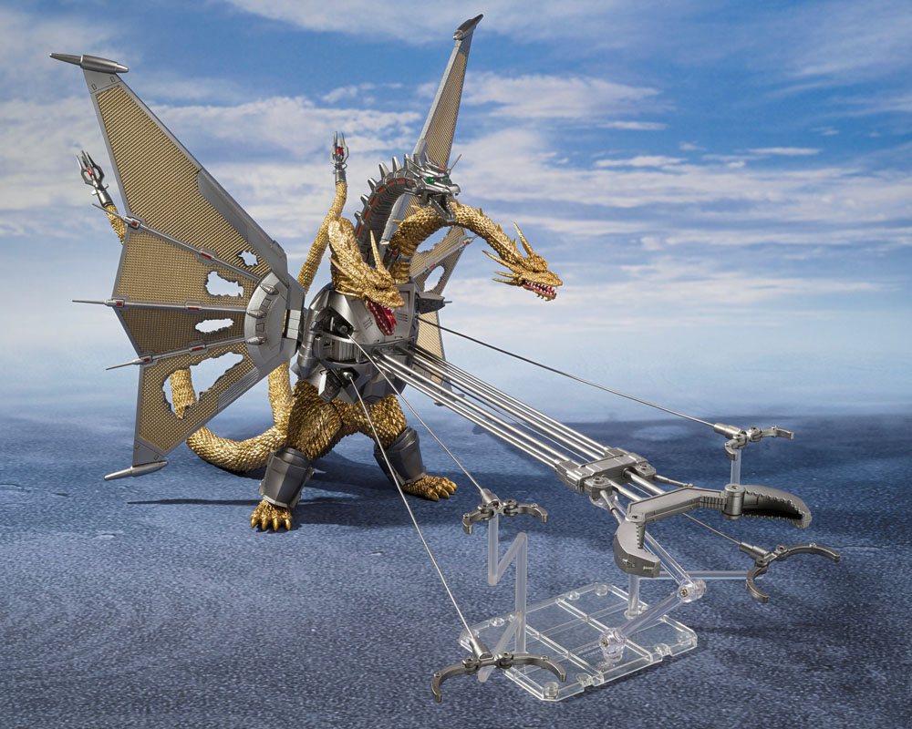 Godzilla vs. King Ghidorah S.H. MonsterArts Actionfigur Mecha Ghidorah Shinjuku Decisive Battle Special Set 25 cm