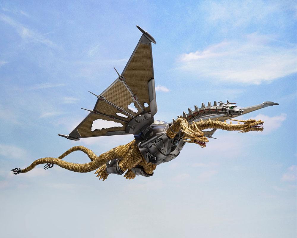 Godzilla vs. King Ghidorah S.H. MonsterArts Actionfigur Mecha Ghidorah Shinjuku Decisive Battle Special Set 25 cm