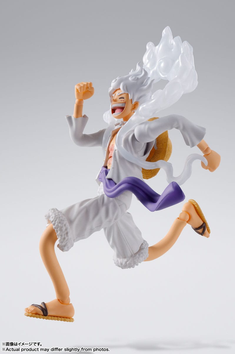 One Piece S.H. Figuarts Actionfigur Monkey D. Ruffy Gear 5 15 cm