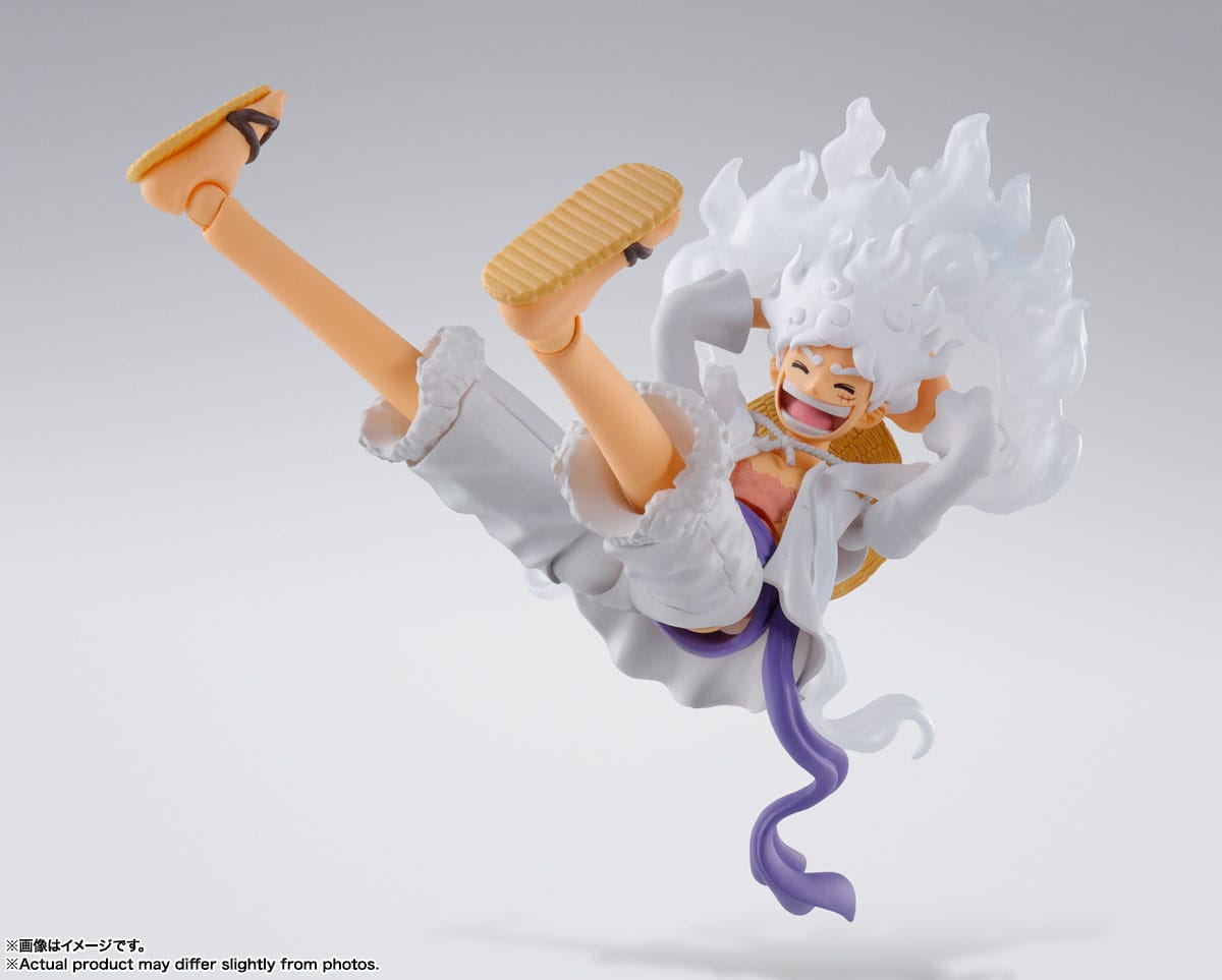 One Piece S.H. Figuarts Actionfigur Monkey D. Ruffy Gear 5 15 cm