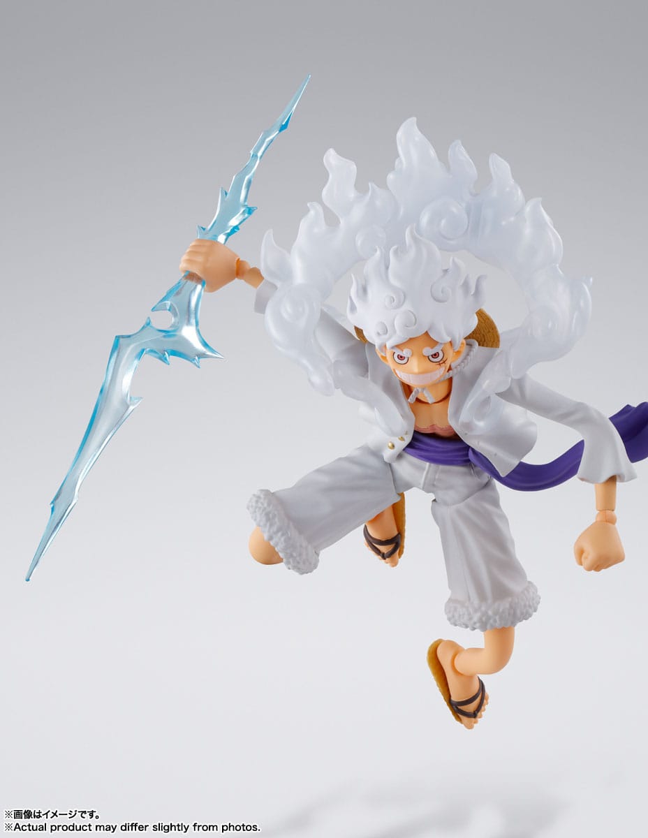 One Piece S.H. Figuarts Actionfigur Monkey D. Ruffy Gear 5 15 cm