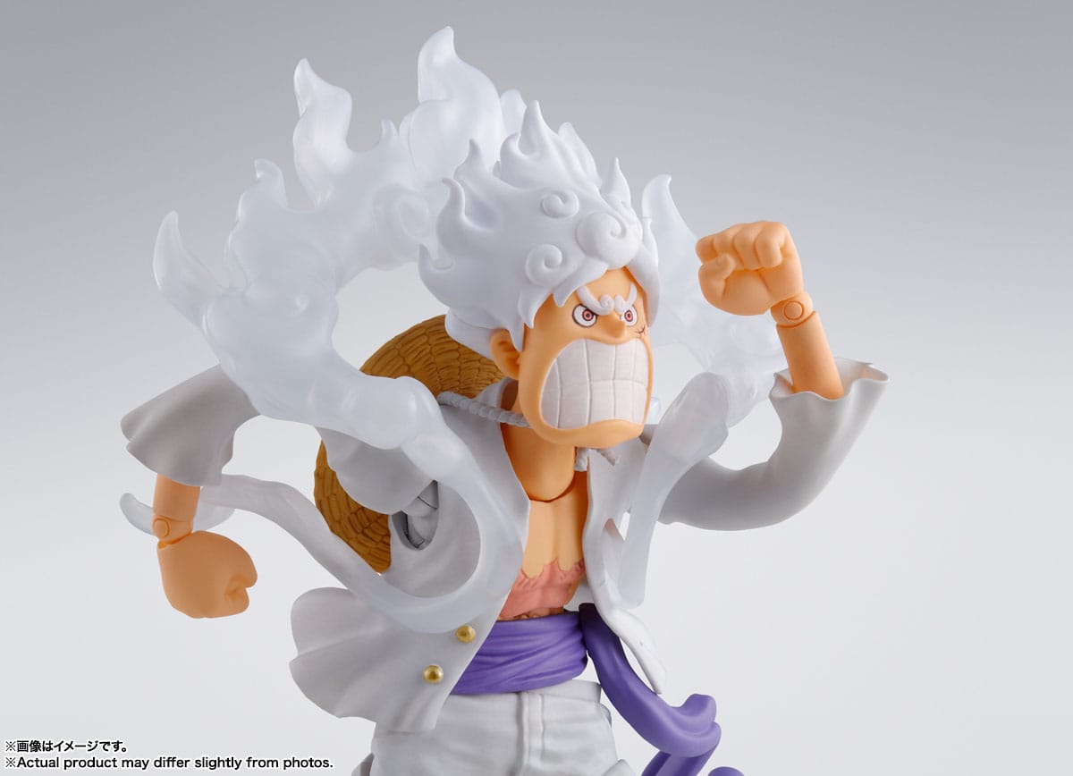 One Piece S.H. Figuarts Actionfigur Monkey D. Ruffy Gear 5 15 cm