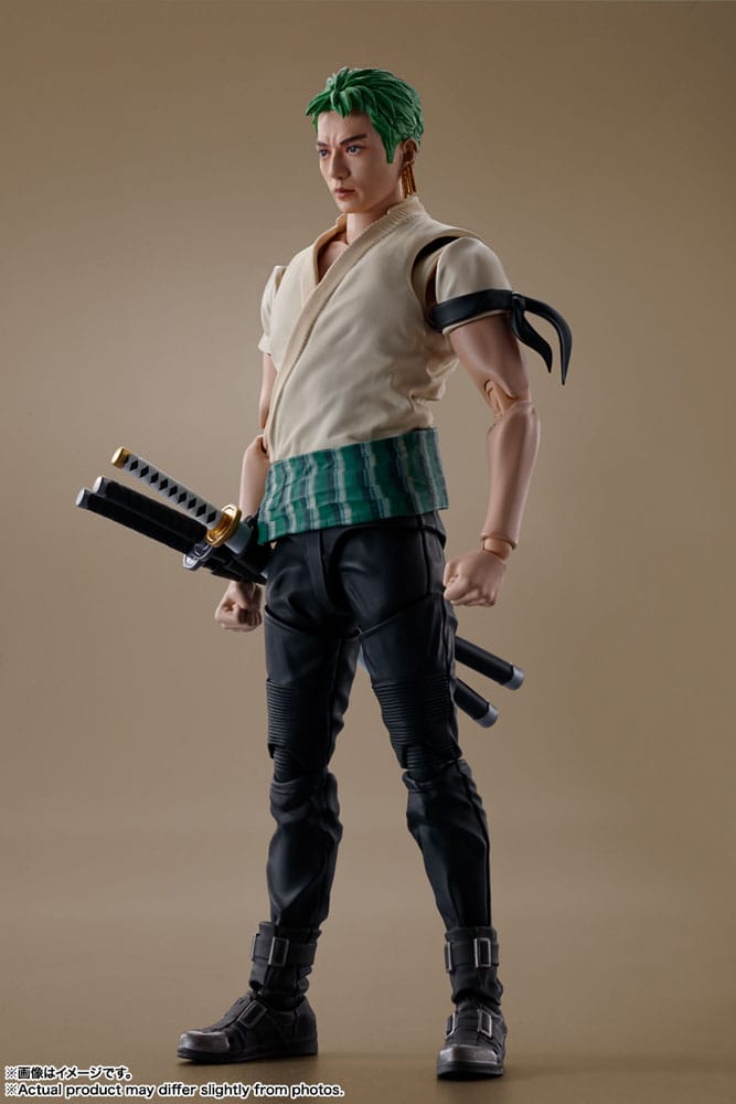 One Piece S.H. Figuarts Actionfigur Roronoa Zoro (Netflix) 14 cm