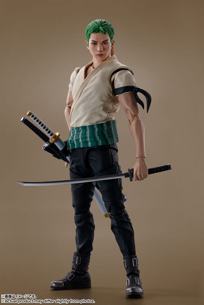 One Piece S.H. Figuarts Actionfigur Roronoa Zoro (Netflix) 14 cm