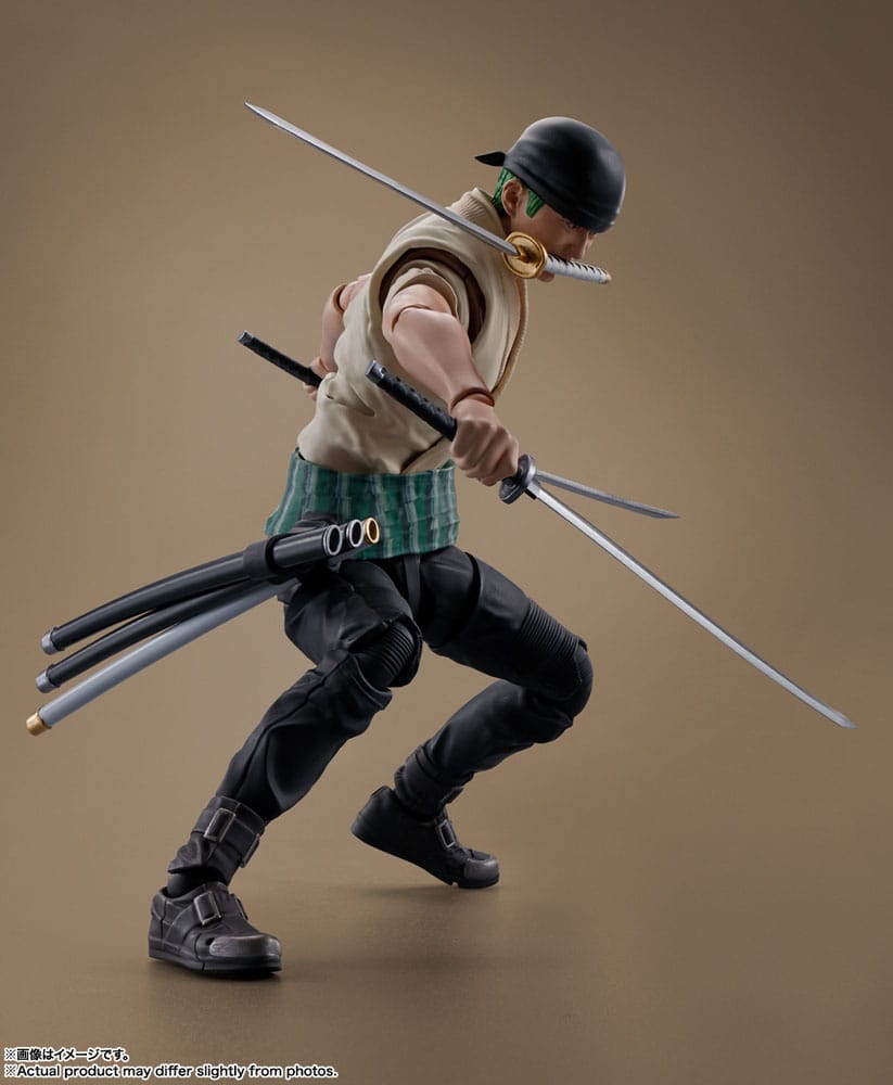 One Piece S.H. Figuarts Actionfigur Roronoa Zoro (Netflix) 14 cm