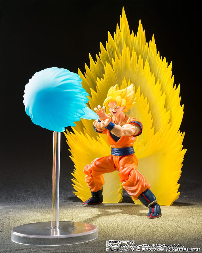 Dragon Ball Z S.H. Figuarts Zubehör-Set Super Saiyan Son Goku's Effekt Parts Set Teleport Kamehameha