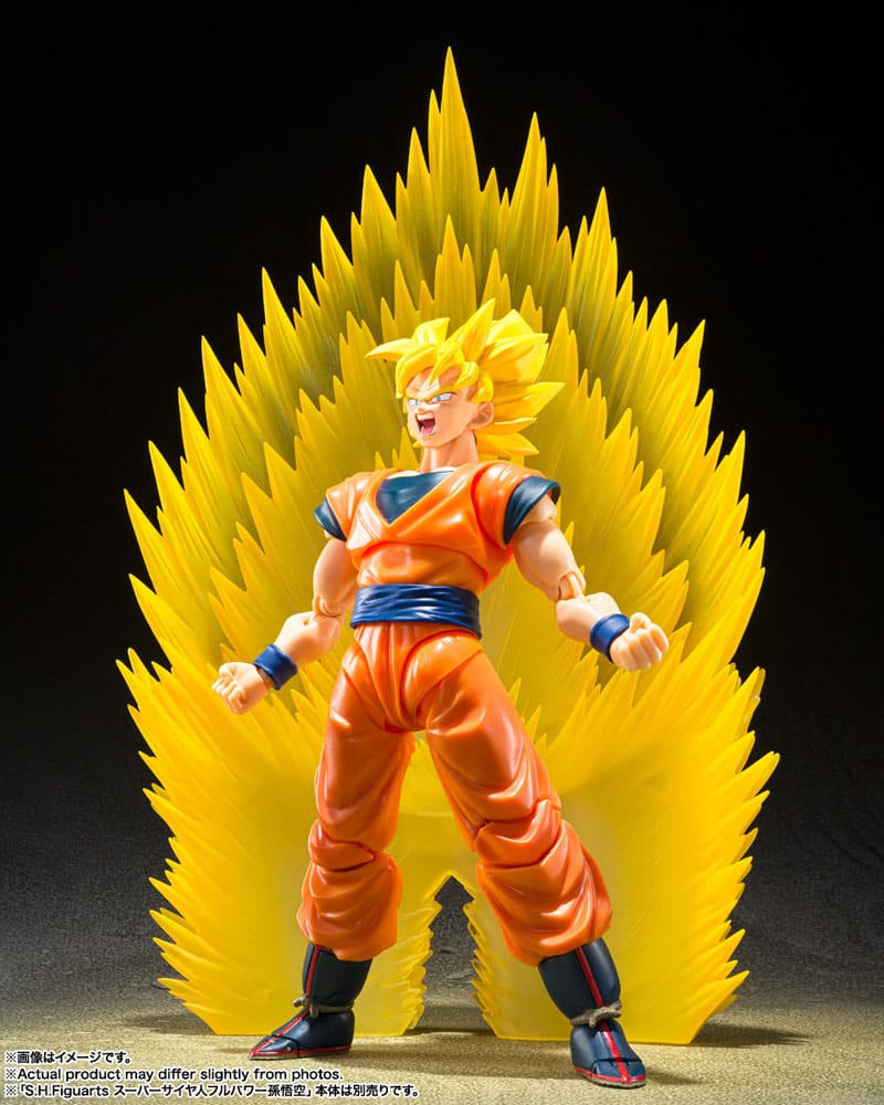 Dragon Ball Z S.H. Figuarts Zubehör-Set Super Saiyan Son Goku's Effekt Parts Set Teleport Kamehameha