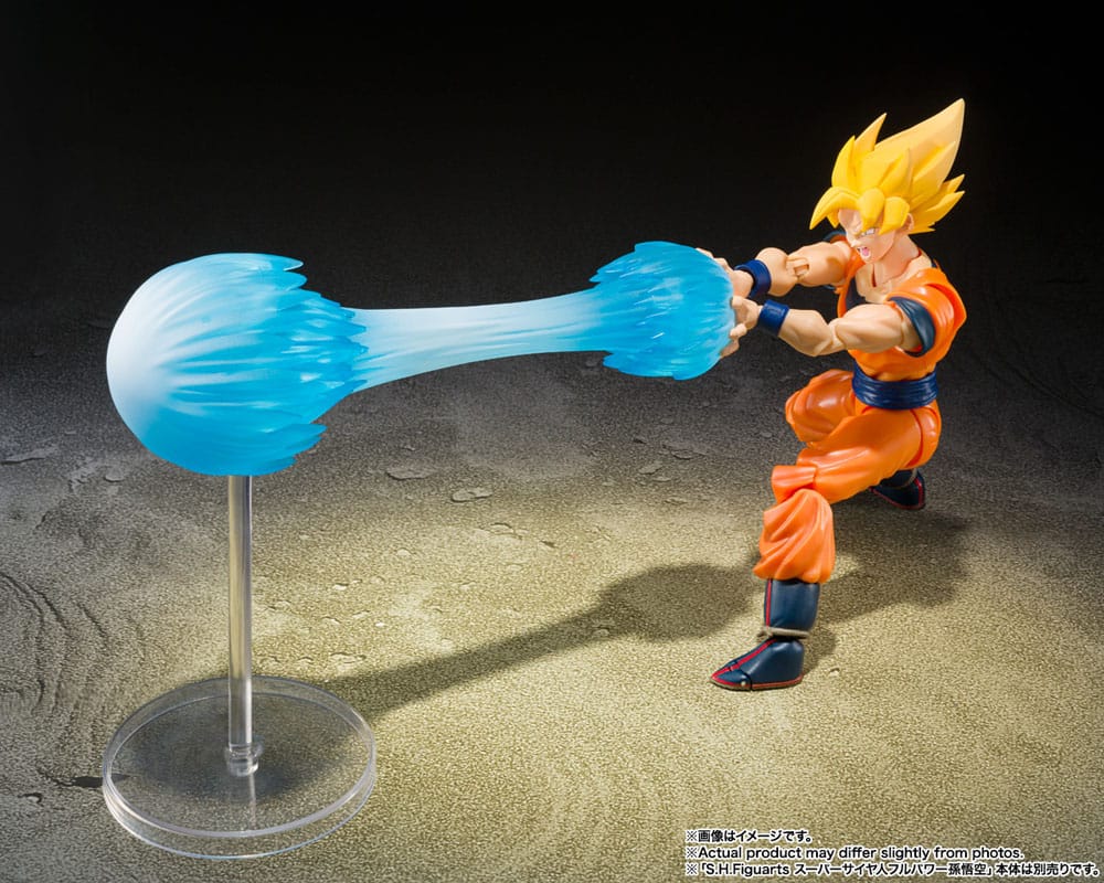 Dragon Ball Z S.H. Figuarts Zubehör-Set Super Saiyan Son Goku's Effekt Parts Set Teleport Kamehameha