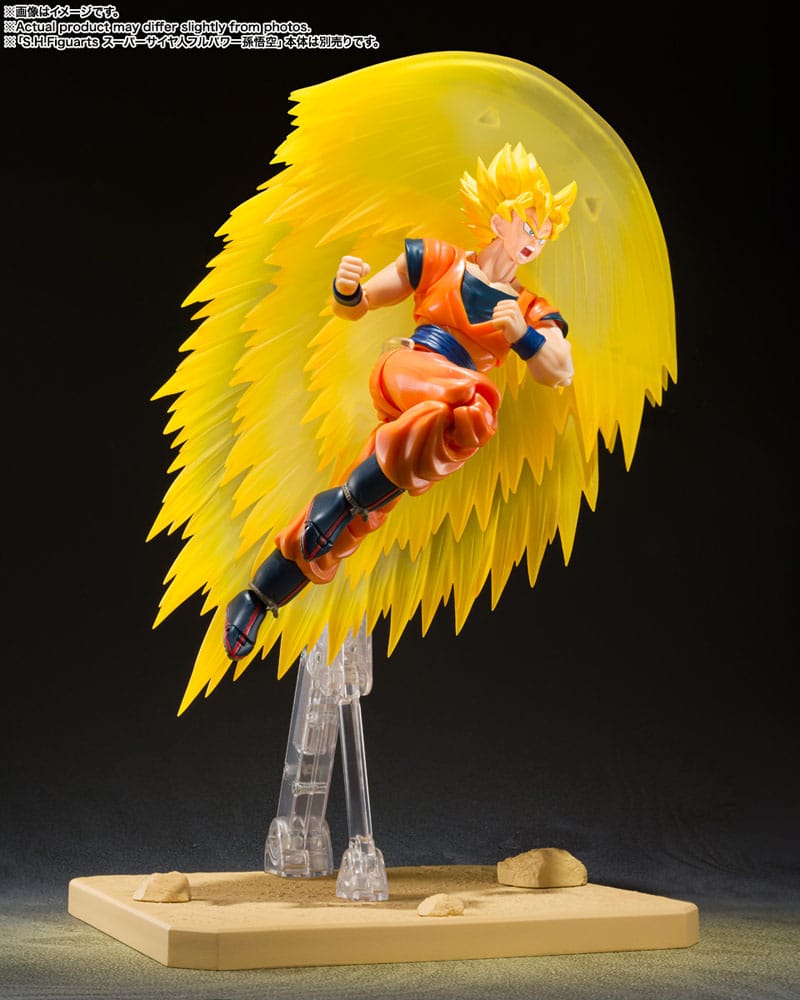 Dragon Ball Z S.H. Figuarts Zubehör-Set Super Saiyan Son Goku's Effekt Parts Set Teleport Kamehameha