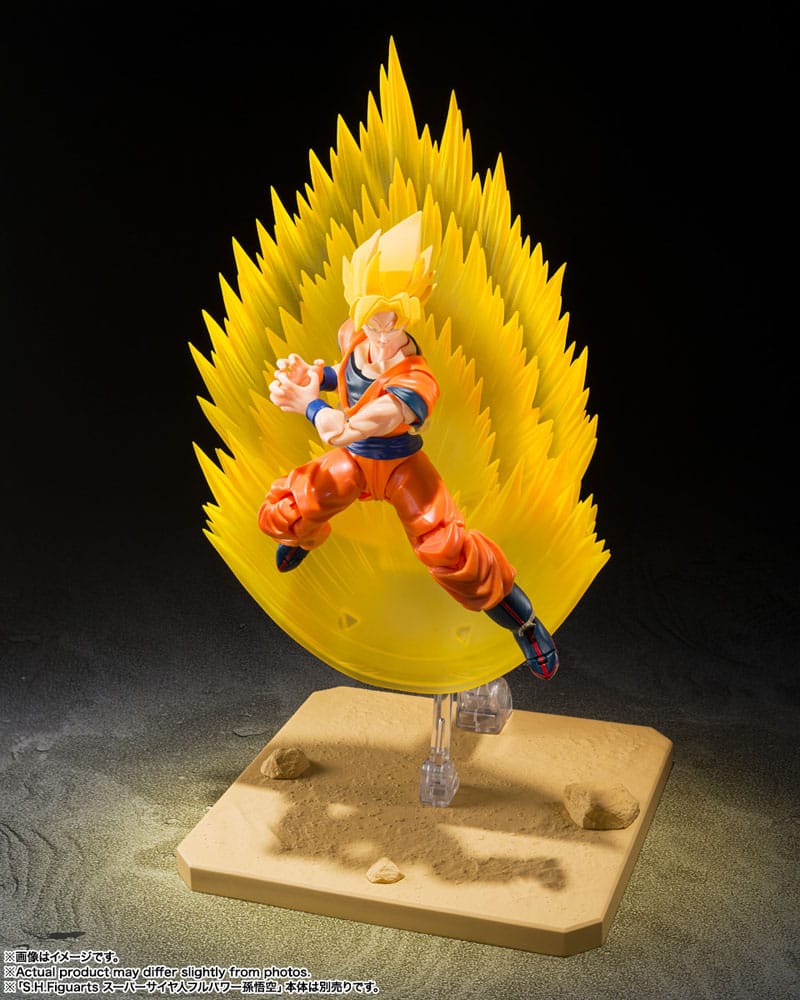 Dragon Ball Z S.H. Figuarts Zubehör-Set Super Saiyan Son Goku's Effekt Parts Set Teleport Kamehameha