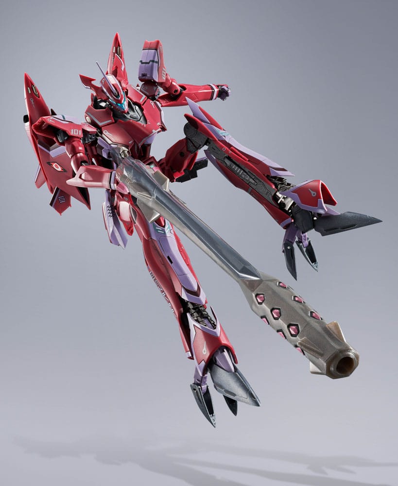 Macross Frontier DX Chogokin Actionfigur VF-27 Gamma SP Super Lucifer Valkyrie Brera Sterne use Revival Ver. 25 cm