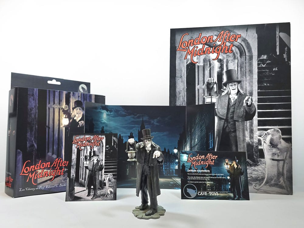 Um Mitternacht (1927) Statue 1/10 Lon Chaney Black & White Ver. 16 cm