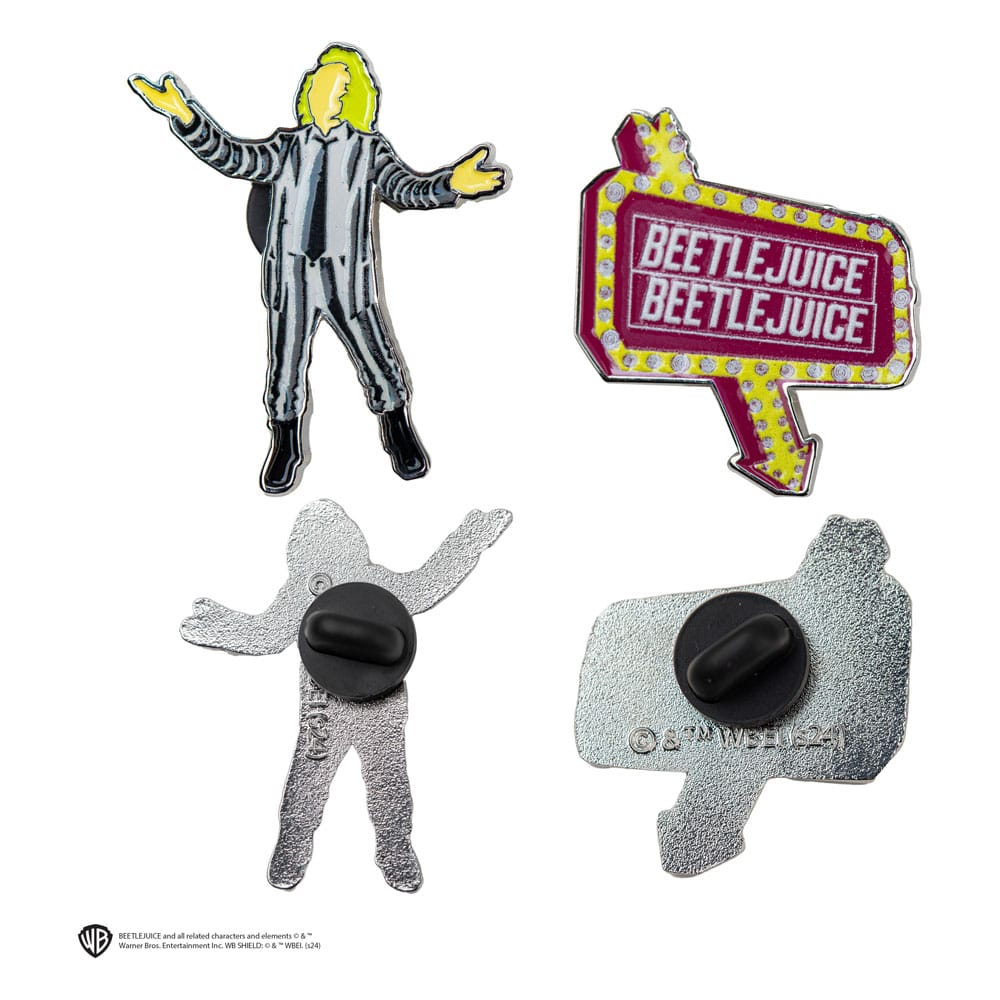 Beetlejuice Ansteck-Pins 2er-Pack Beetlejuice