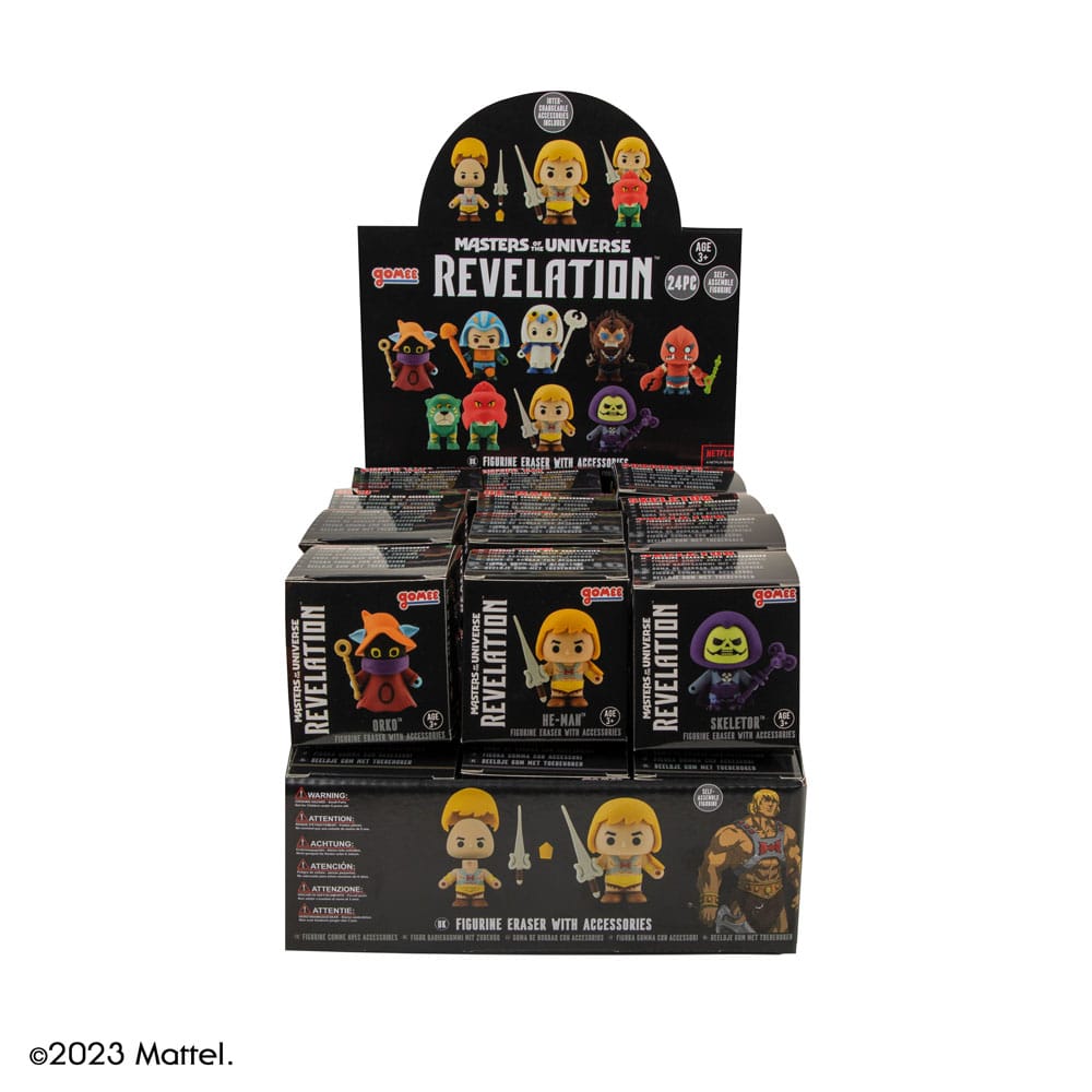 Masters of the Universe Gomee Sammelfiguren aus Gummi Mystery Display (24)