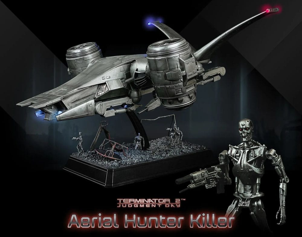 Terminator 2 Judgment Day Replik Aerial Hunter Killer 30th Anniversary Edition 60 cm