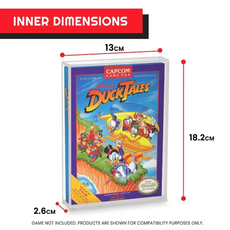 Acrylgehäuse 2er-Pack für NES Spiele