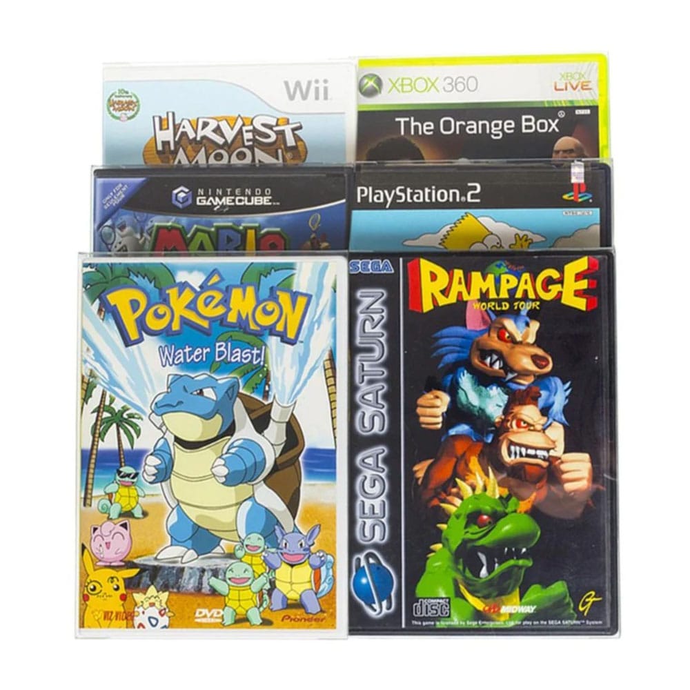 PET Gehäuse 25er-Pack für Gamecube/XBOX360/WII/PS2/DVD