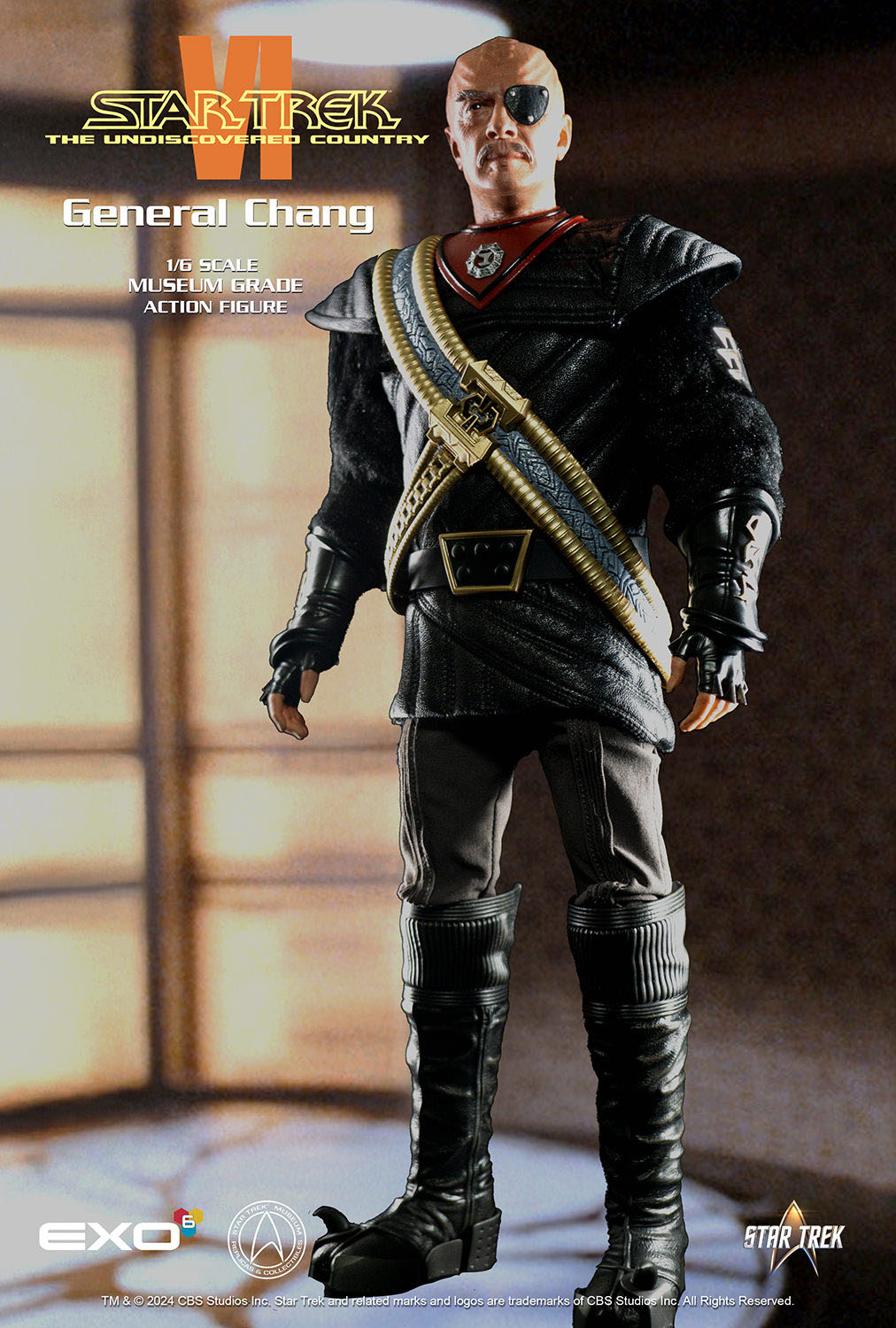 Star Trek VI: Das unentdeckte Land Actionfigur 1/6 General Chang 30 cm