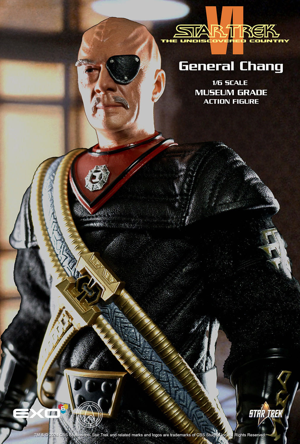Star Trek VI: Das unentdeckte Land Actionfigur 1/6 General Chang 30 cm