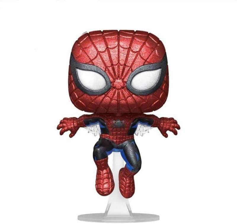 Marvel 80th Anniversary POP! Vinyl Figur Spider-Man(DGLT) 9 cm