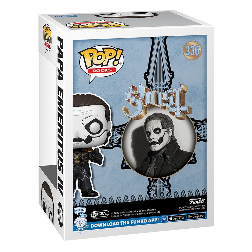 Ghost POP! Rocks Vinyl Figur Papa Emeritus IV 9 cm