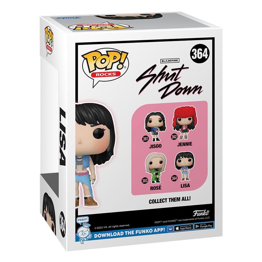 Blackpink POP! Rocks Vinyl Figur Lisa 9 cm