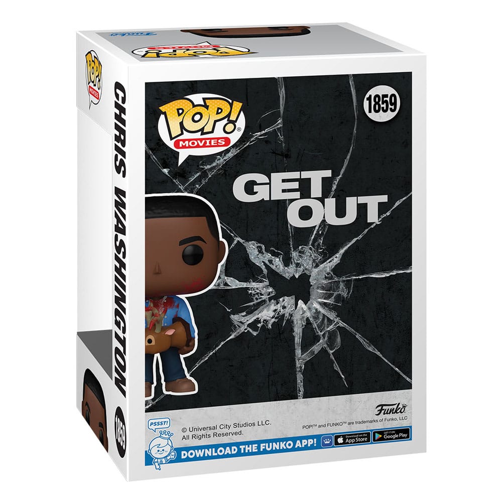 Jordan Peele POP! Movies Vinyl Figur Get Out - Chris Washington w/Deer 9 cm