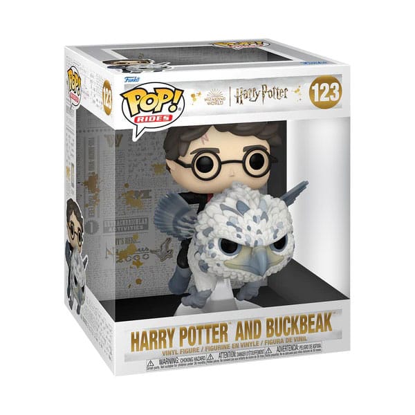 Harry Potter und der Gefangene von Askaban POP! Rides Deluxe Vinyl Figur Harry & Buckbeak 13 cm
