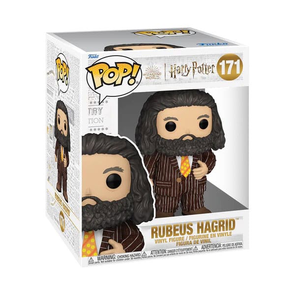 Harry Potter Super Sized Jumbo POP! Vinyl Figur Hagrid Animal Pelt Outfit 15 cm