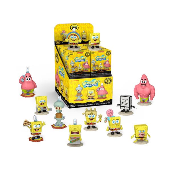 SpongeBob SquarePants Mystery Minis Minifiguren 25th Anniversary 5 cm Display (12)