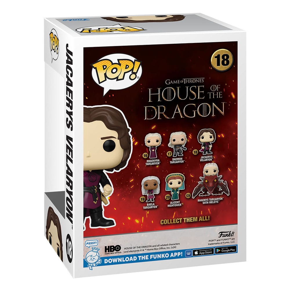 House of the Dragon POP! TV Vinyl Figur Jarcarys Valaryon 9 cm