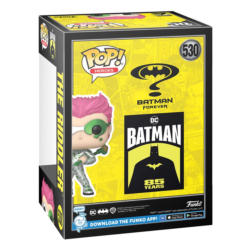 Batman 85th Anniversary POP! Movies Vinyl Figur The Riddler(MT) 9 cm