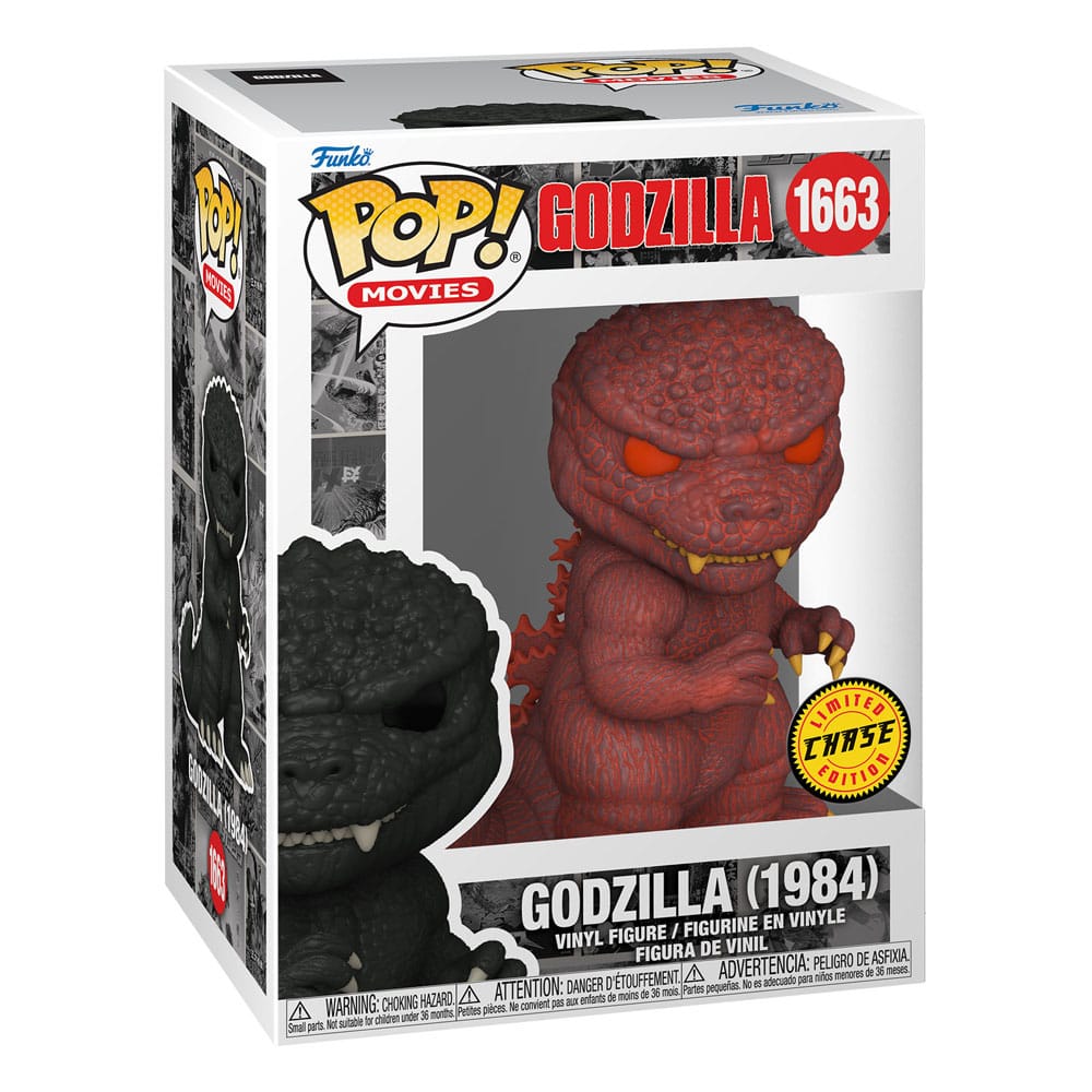 Godzilla 70th Anniversary POP! Movies Vinyl Figuren Godzilla 1984 w/CH 9 cm Sortiment (6)