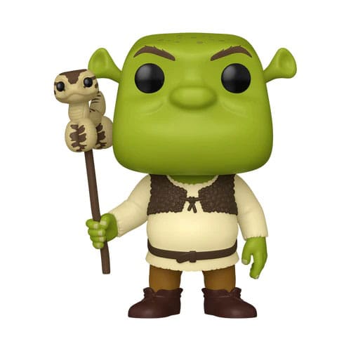 Shrek POP! Movies Vinyl Figur 30th Anniversary Shrek w/Snake 9 cm