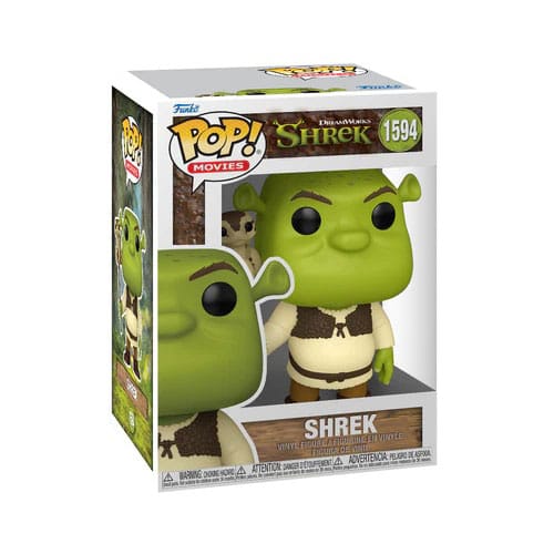 Shrek POP! Movies Vinyl Figur 30th Anniversary Shrek w/Snake 9 cm